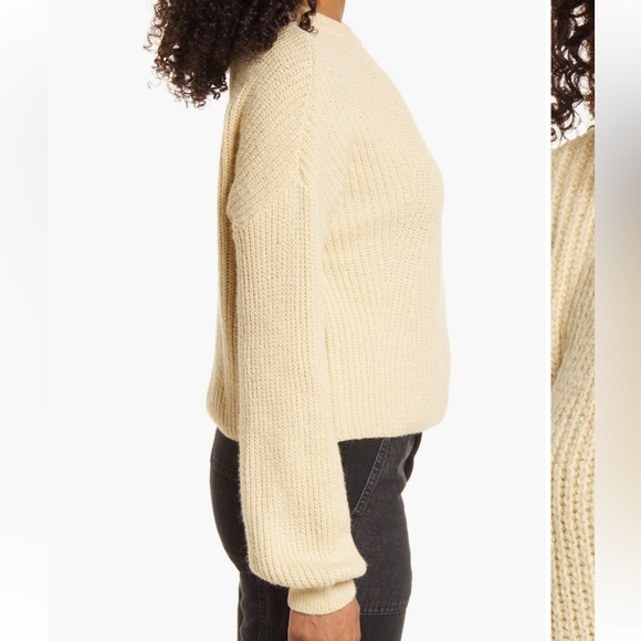 BP rib crop crewneck sweater - Picture 6 of 6